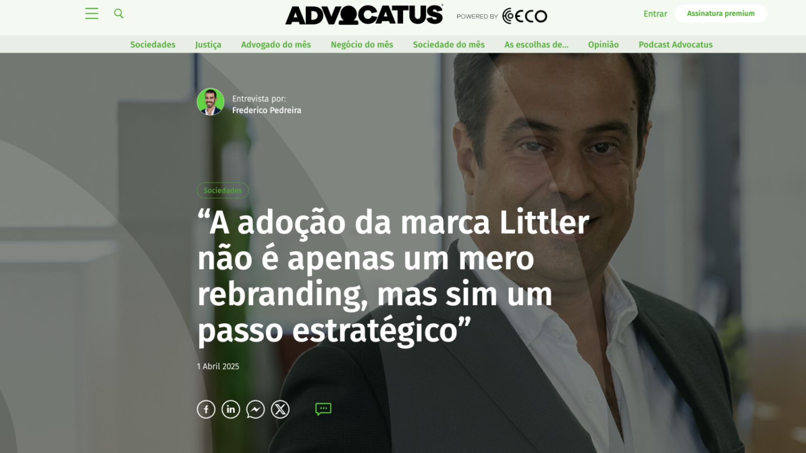 “A adoção da marca Littler não é apenas um mero rebranding, mas sim um passo estratégico”