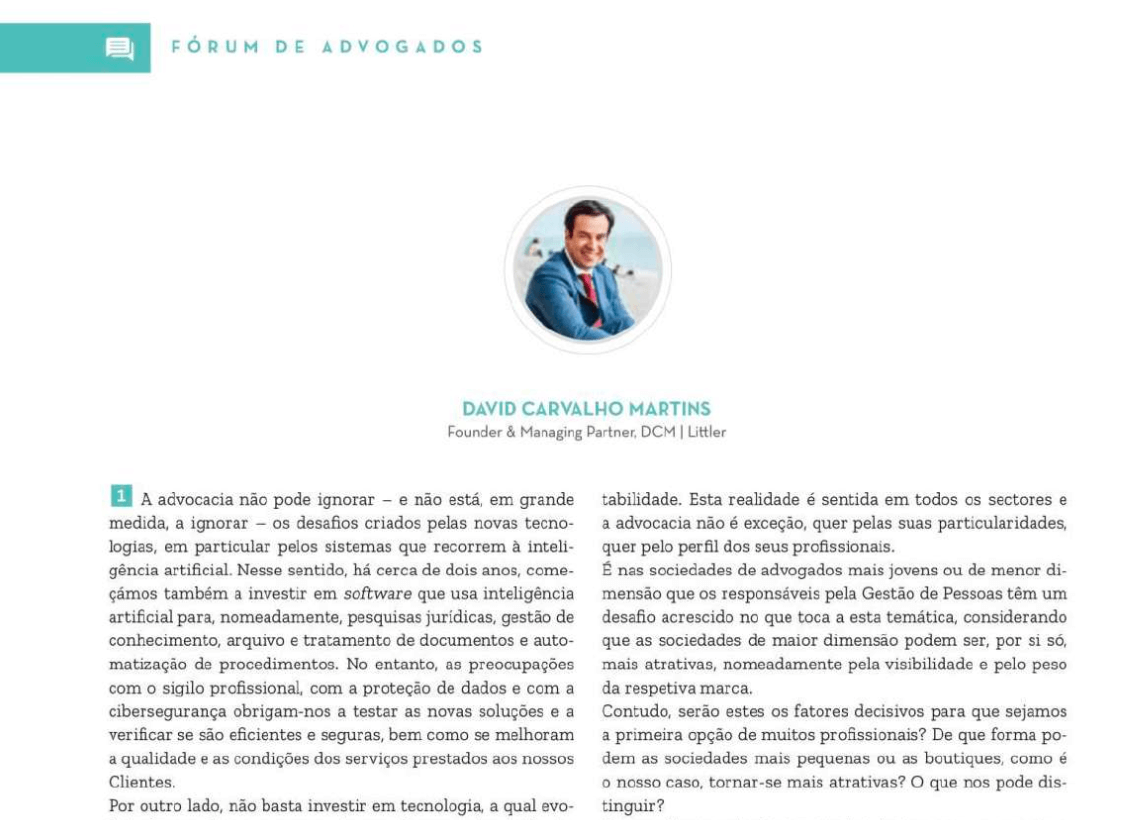 David Carvalho – Especialista em Direito Trabalho